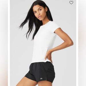 ALO yoga All Day shooter sleeve top NWT